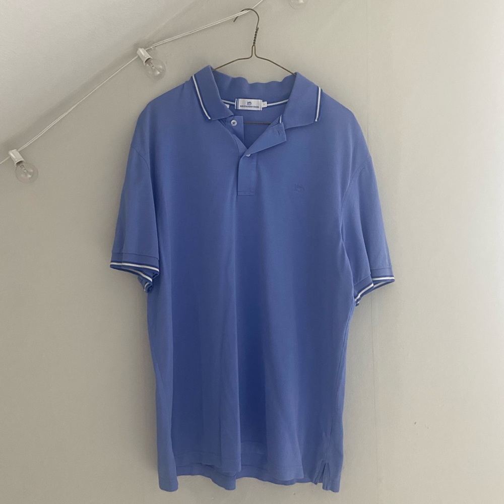 Southern Tide Blue Polo